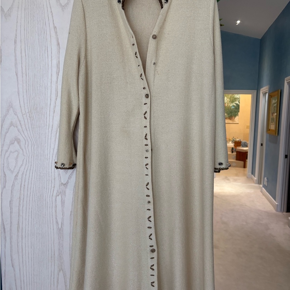 Chic Cream Long Sleeve Dress